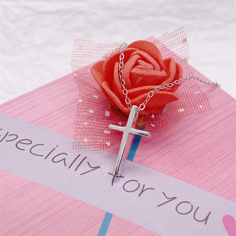 Sterling Silver Cross Pendant Necklace